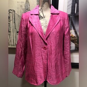BNWOT Women’s Pink Iridescent Blazer by TanJay